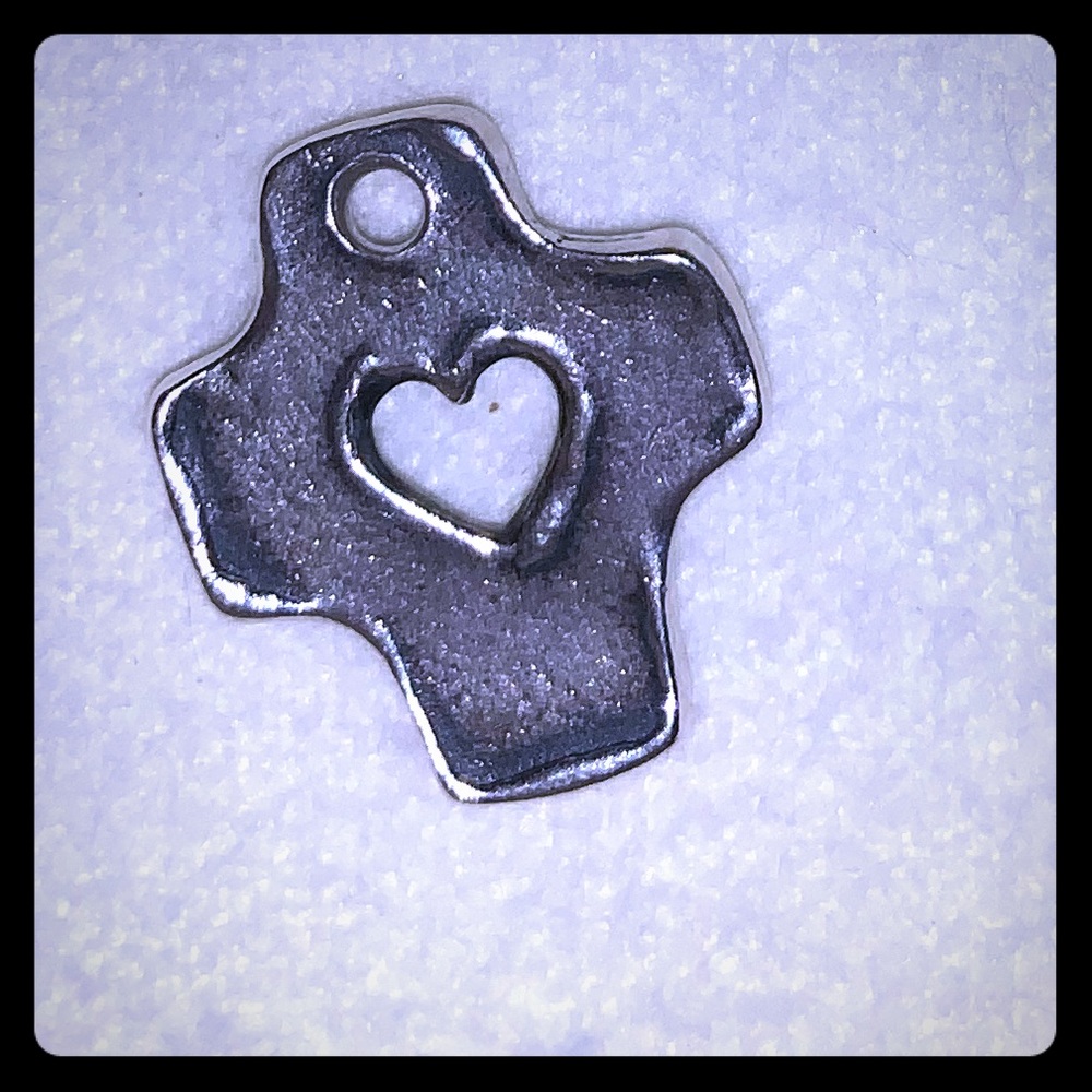 James Avery Heartfelt Cross Charm